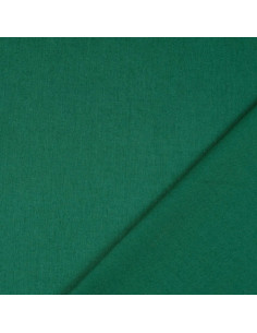 Unifarbener Cretonne-Baumwollstoff - Dunkelgrün 2