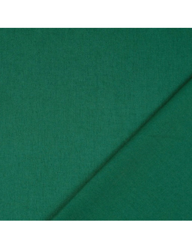 Unifarbener Cretonne-Baumwollstoff - Dunkelgrün