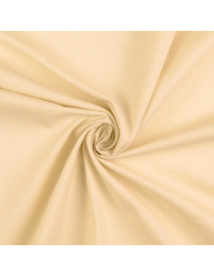 Unifarbener Cretonne-Baumwollstoff - Hellbeige