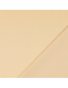 Unifarbener Cretonne-Baumwollstoff - Hellbeige 2
