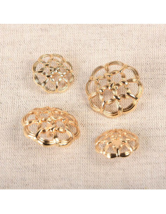 Metallknopf mit Schaft Navi - Gold