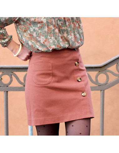 Schwerer Gabardine-Twill-Stoff Siena - La Maison Naïve