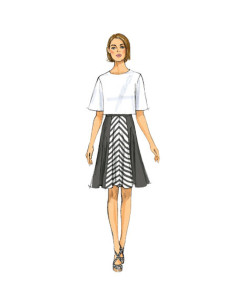Rock- und Hosenrock-Schnittmuster - Butterick 6179