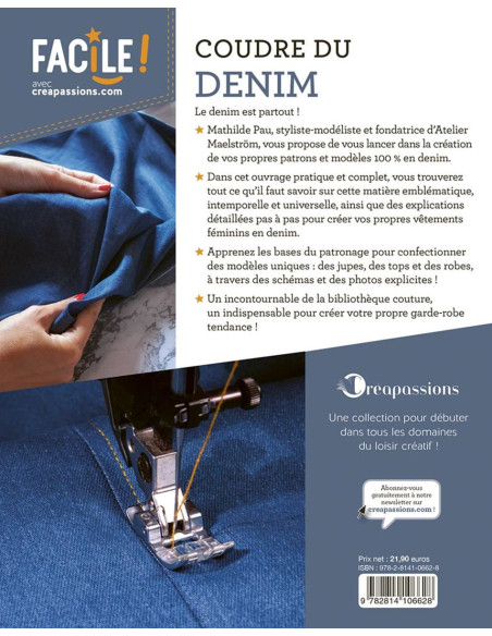 Buch über das Nähen von Denim