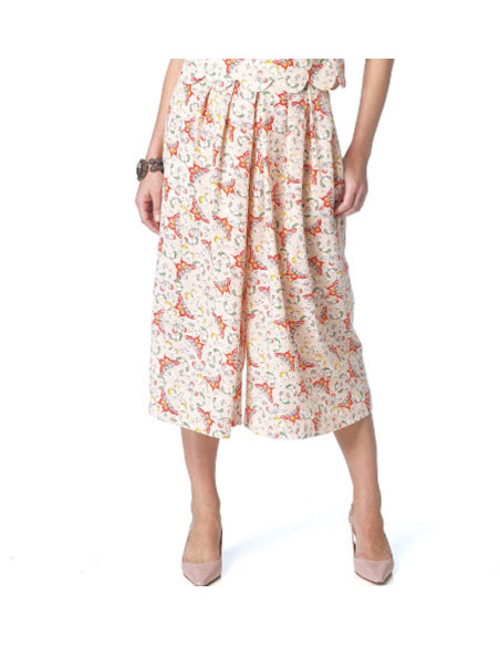 Culotte-Rock Schnittmuster - Butterick 6178