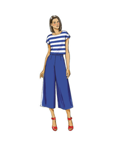 Culotte-Rock Schnittmuster - Butterick 6178