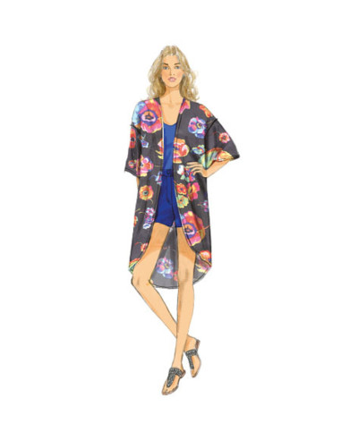 Kimono-Schnittmuster - Butterick 6176