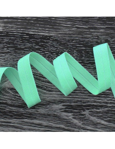 Vorgefaltetes elastisches Schrägband 20 mm breit - Mintgrün