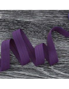 Vorgefaltetes elastisches Schrägband 20 mm breit - Violett