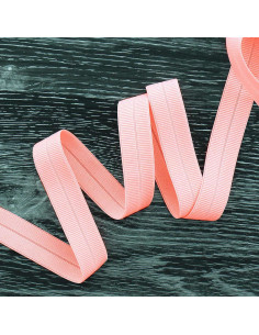 Vorgefaltetes elastisches Schrägband 20 mm breit - Babyrosa