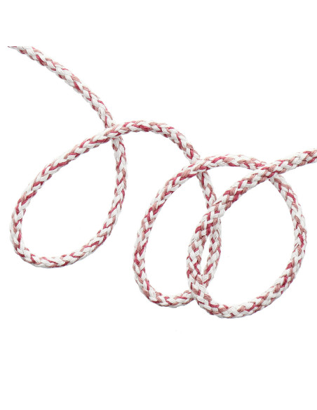 Fantasie-Schnürsenkel - Weiß, Altrosa, Rosa