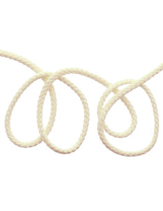 Einfarbiger Sweatshirt-Kordel - Creme