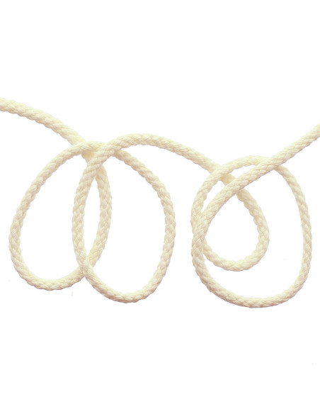 Einfarbiger Sweatshirt-Kordel - Creme