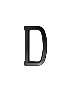 Kunststoff-D-Ring 20 mm - Schwarz