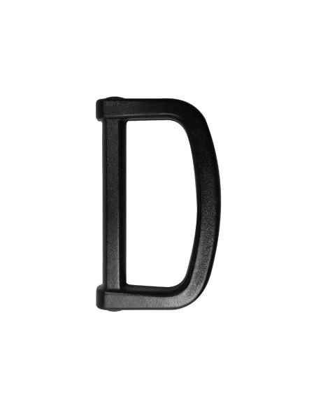 Kunststoff-D-Ring 25 mm - Schwarz