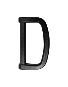Kunststoff-D-Ring 30 mm - Schwarz
