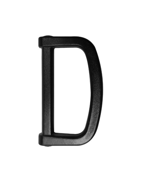 Kunststoff-D-Ring 30 mm - Schwarz