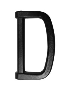 Kunststoff-D-Ring 40 mm - Schwarz