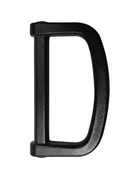 Kunststoff-D-Ring 40 mm - Schwarz
