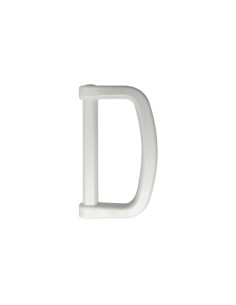 Kunststoff-D-Ring 20 mm - Weiß