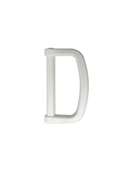 Kunststoff-D-Ring 20 mm - Weiß