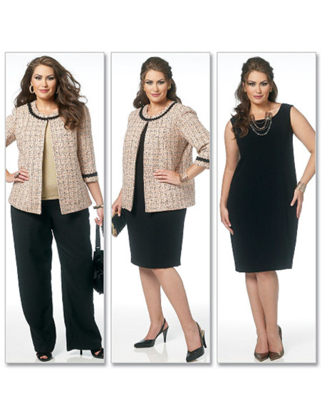 Jackenmuster, Kleid, Rock, Hose - Butterick 5719