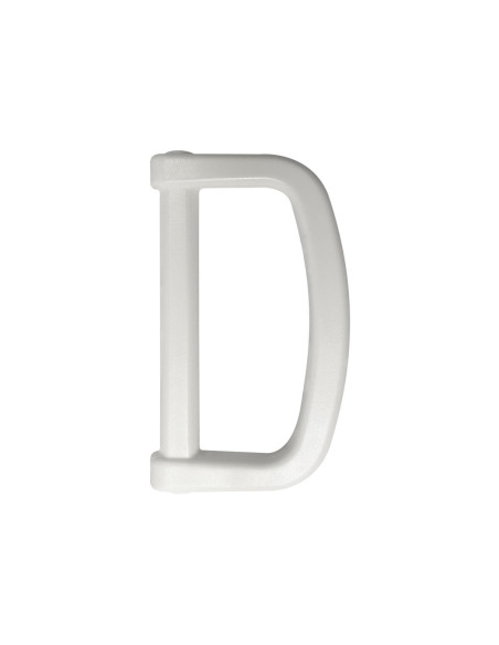 Plastik-D-Ring 25 mm - Weiß