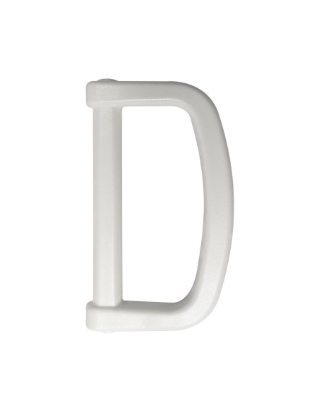 Kunststoff-D-Ring 30 mm - Weiß