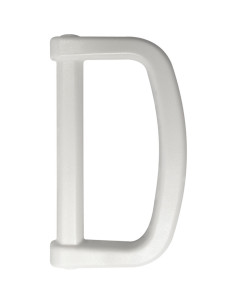 Kunststoff-D-Ring 40 mm - Weiß