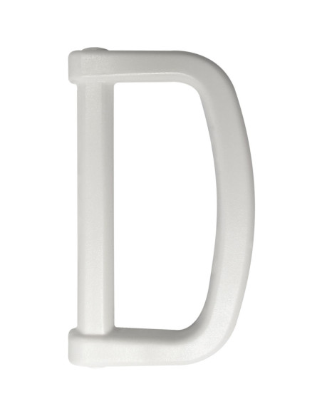 Kunststoff-D-Ring 40 mm - Weiß