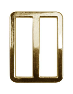 Premium-Metallschließe - Gelbgold 32 mm
