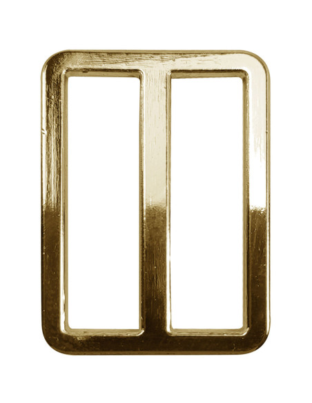 Premium-Metallschließe - Gelbgold 32 mm