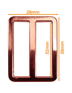 Premium-Metallschlaufe - Roségold 32 mm 2