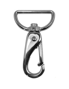 Premium Metallkarabiner - Silber 65 x 32 mm