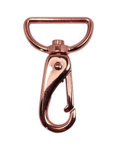 Premium-Metallkarabiner - Roségold 65 x 32 mm