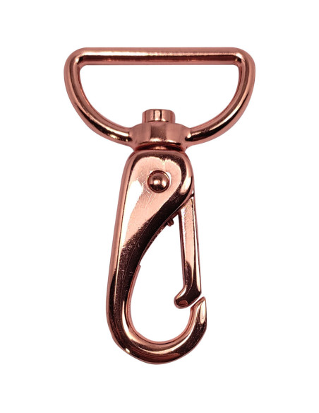 Premium-Metallkarabiner - Roségold 65 x 32 mm