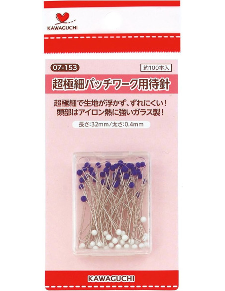 Schachtel mit 100 ultrafeinen Nadeln Kawaguchi