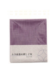 Sashiko-Stoffstück 50 cm x 55 cm - Flieder 2
