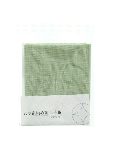 Sashiko-Stoffstück 50 cm x 55 cm - Mandel