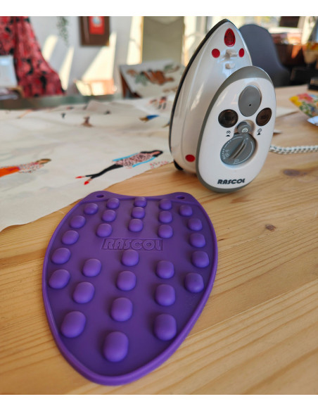 Mini-Silikon-Bügeleisenablage Rascol - Violett