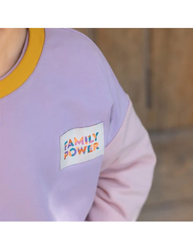 Satz von 6 gewebten Etiketten - Family Power
