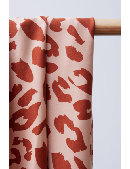 Viscose-Twill-Stoff - Urban Leo Rose