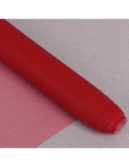 Karla-ähnlicher Stoffabschnitt 140 cm x 50 cm - Rot