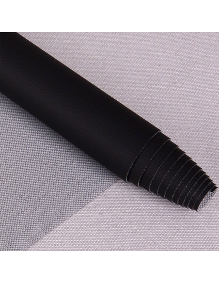 Karla-ähnlicher Stoffabschnitt 140 cm x 50 cm - Schwarz