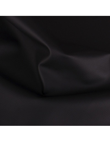 Karla-ähnlicher Stoffabschnitt 140 cm x 50 cm - Schwarz