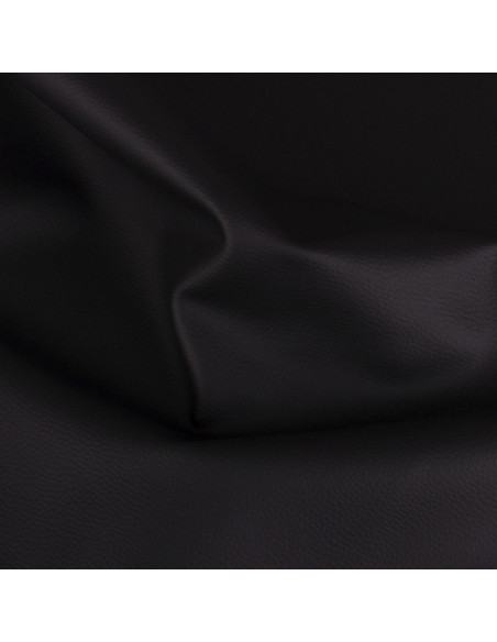 Karla-ähnlicher Stoffabschnitt 140 cm x 50 cm - Schwarz
