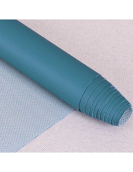 Karla-ähnlicher Stoffabschnitt 140 cm x 50 cm - Entenblau