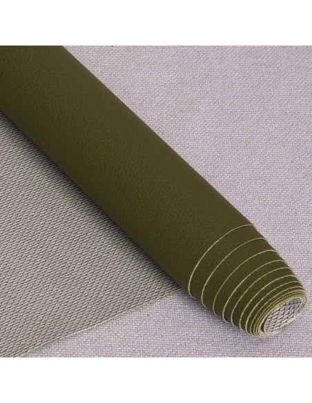 Karla-ähnlicher Stoffabschnitt 140 cm x 50 cm - Khaki