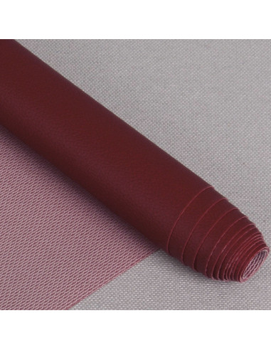 Karla-ähnlicher Stoffabschnitt 140 cm x 50 cm - Bordeaux