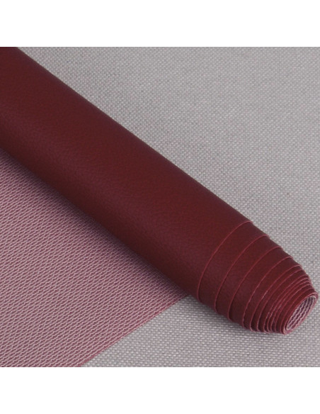 Karla-ähnlicher Stoffabschnitt 140 cm x 50 cm - Bordeaux